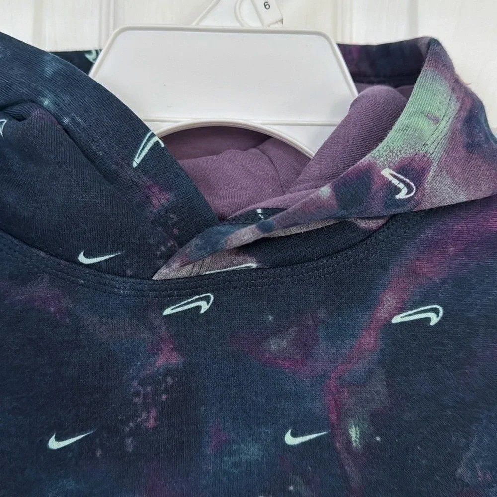 Nike Kids Sportswear Club Marble Pullover Hoodie‎ size 6 NWT
